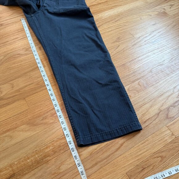 Orslow HBT Summer Fatigue Pants in Navy - Picture 4 of 9